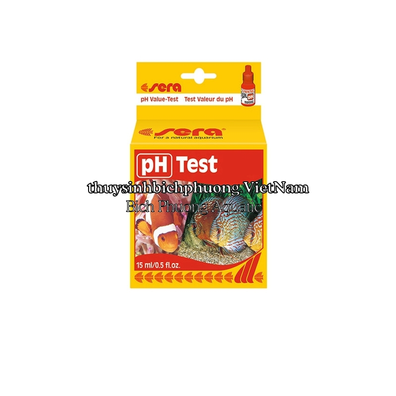 TEST pH SERA - GERMAN SERA PH TEST SOLUTION | TEST WATER HARDNESS PH สําหรับอควาเรียม