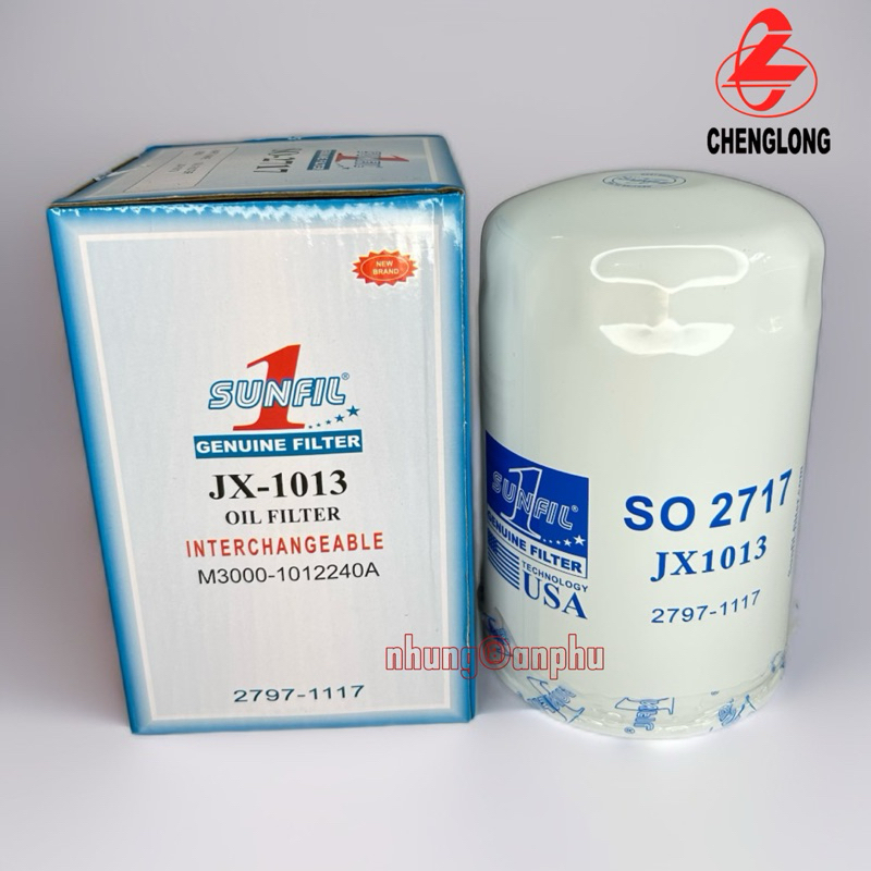 CHEENGLONG H7 JX1013 HOS/J055 กรองน้ํามัน 1012015-017-XZ20 M3000-1012240A/B JX1013 FJ-3004 JX717 429