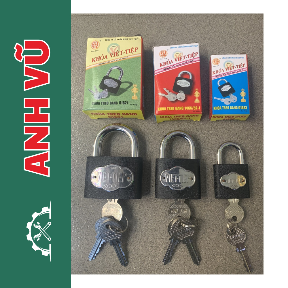 ล็อคกด Viet Tiep ไม่มีกุญแจ - ล็อคเหล็กหล่อ Viet Tiep สําหรับ 6, 8, 10 KGB6, KGB8, KGB10 - Anh Vu El