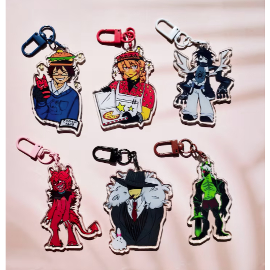 พวงกุญแจ Pre Forsaken พวงกุญแจอะคริลิค | 1x1x1x1,Two Time,Elliot,007n7,C00lokid,Mafioso