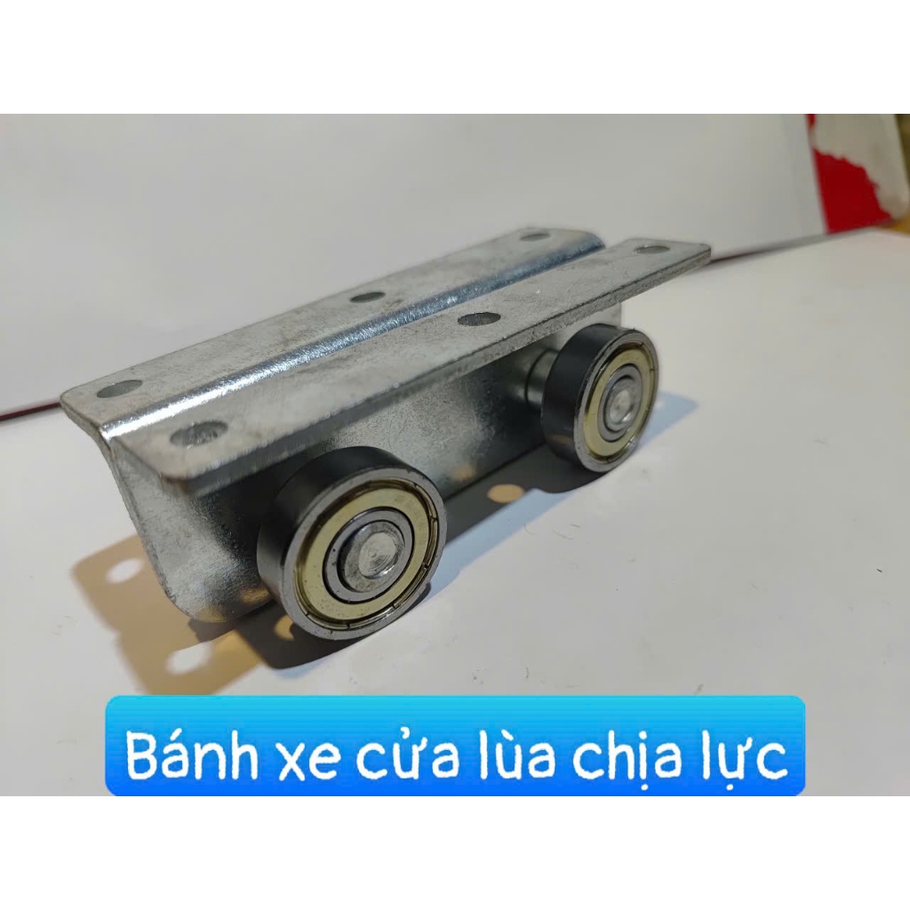 ล้อเลื่อนสําหรับงานหนักรับน้ําหนัก 4 ลูก วิ่งราง 2x4ซม ขนาดเล็ก (ราวแขวน) รางเลื่อน ล้อประตูบานเลื่อน
