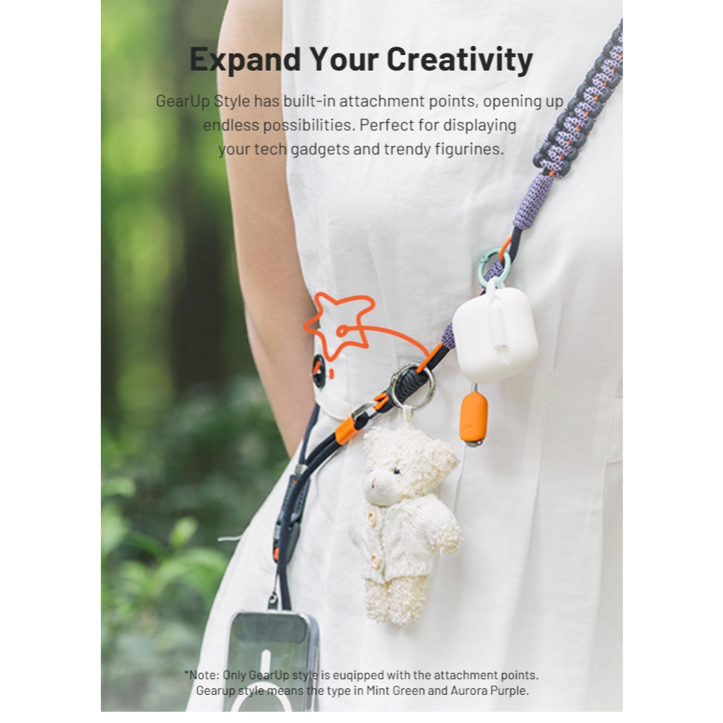 กล้อง โทรศัพท์ DJI Cam PGYTECH LinkGo Braided - สไตล์เพรียวบาง / Gear Up (สายถ่ายภาพโทรศัพท์ LinkGo)