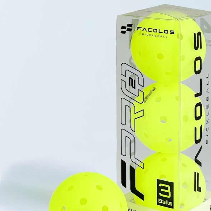Facolos F-Pro Performance Gen2 Pickleball - Pickleball สีเหลือง