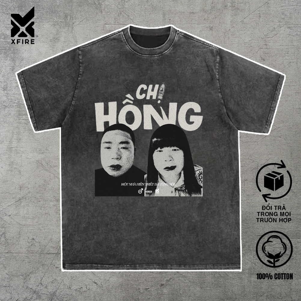 เสื้อยืด Unisex Hong Sister, Sister Hong, Cool Gen Z Comedy Quote – ผ้าฝ้าย 100% Loose Form | Xfire 