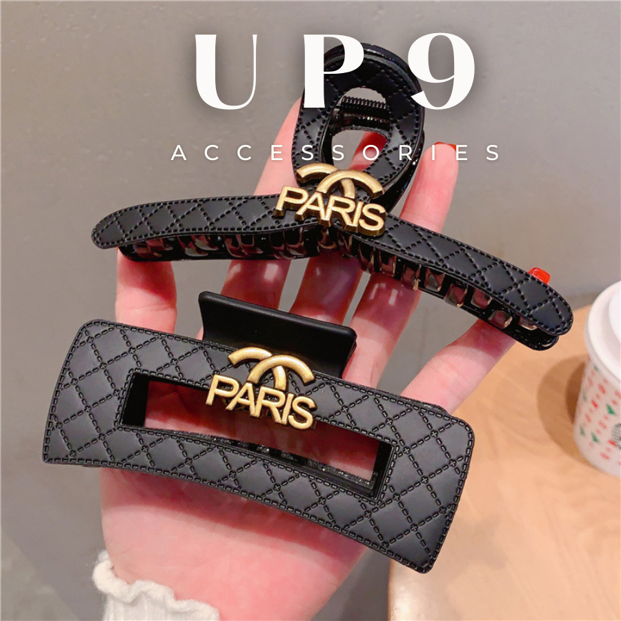 UP9 Simple MIN กิ๊บติดผมสีดําด้าน NGMIN16 กิ๊บติดผมแข็งสําหรับผู้หญิง