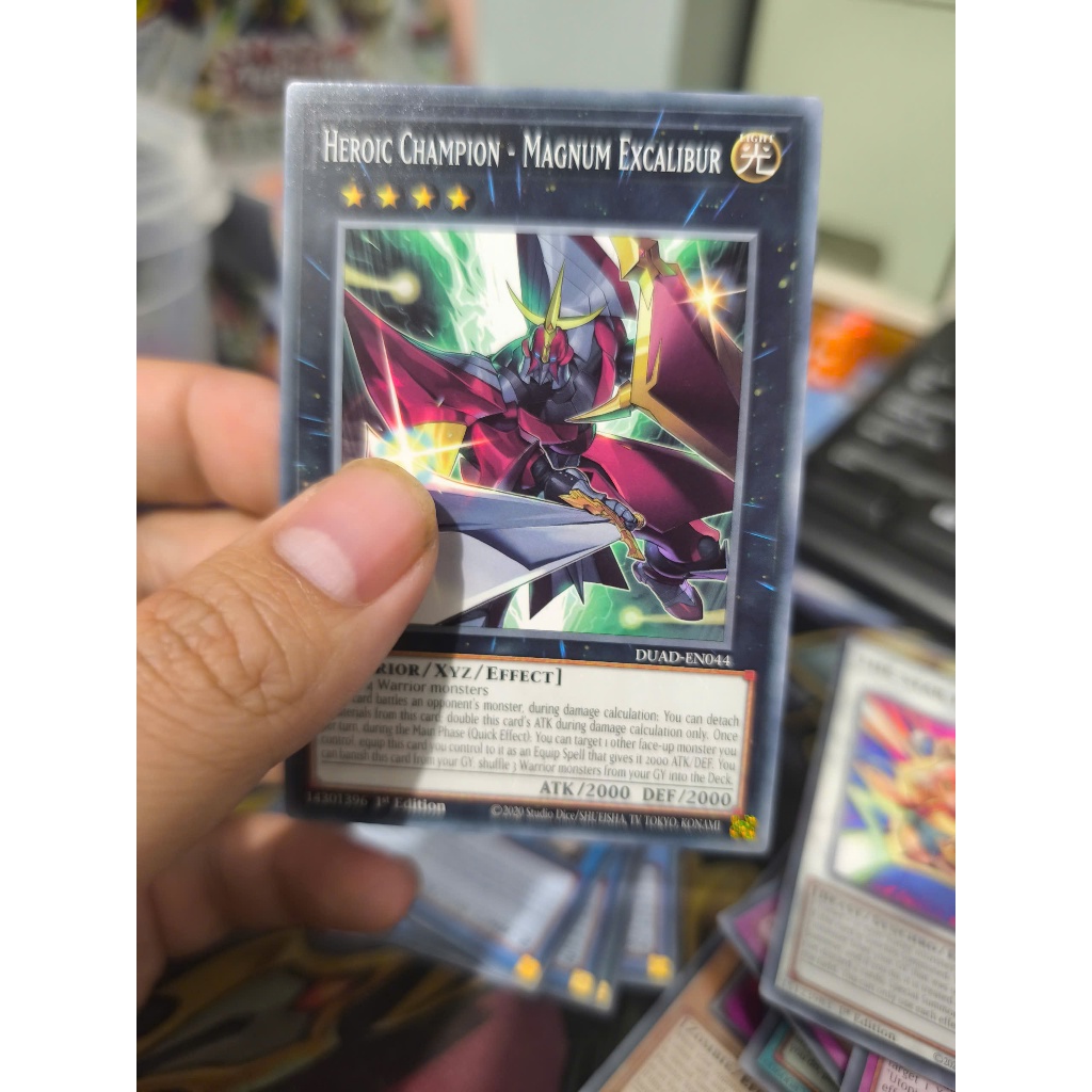 [Yugioh Funny Shop] การ์ด Heroic Champion 1 ใบ - Magnum Excalibur - DUAD-EN044 - Common 1st Edition
