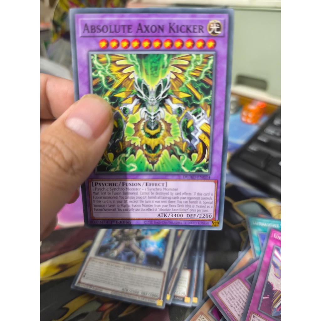 [Yugioh Funny Shop] การ์ด Absolute Axon Kicker 1 ใบ - DUAD-EN034 - Common 1st Edition