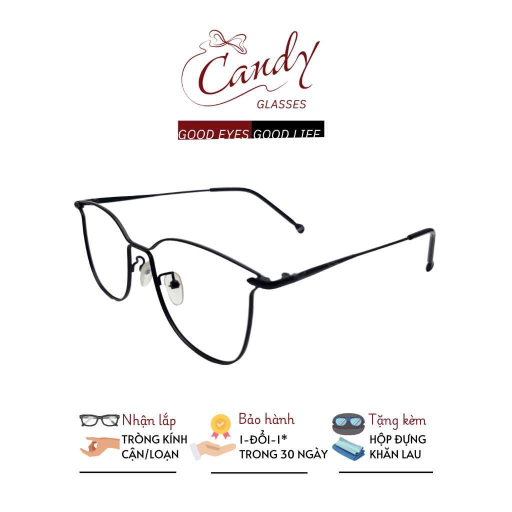 กรอบแว่นตาหูแมวคุณภาพสูง72835 - แว่นตา ลูกอม