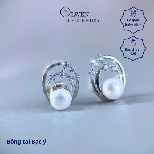 ITALIAN SILVER EARRINGS - OLWEN FINE JEWELRY - BM356