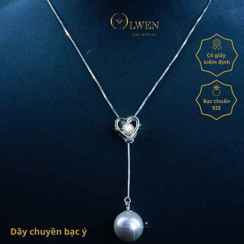 ITALIAN SILVER NECKLACE - OLWEN FINE JEWELRY - CM71