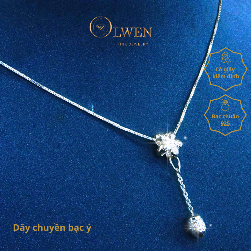 ITALIAN SILVER NECKLACE - OLWEN FINE JEWELRY - HD147