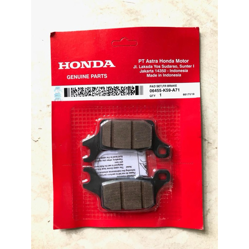 Vario 2018 จานหน้าแท้ Honda Indonesia - 06455-K59-A71-1