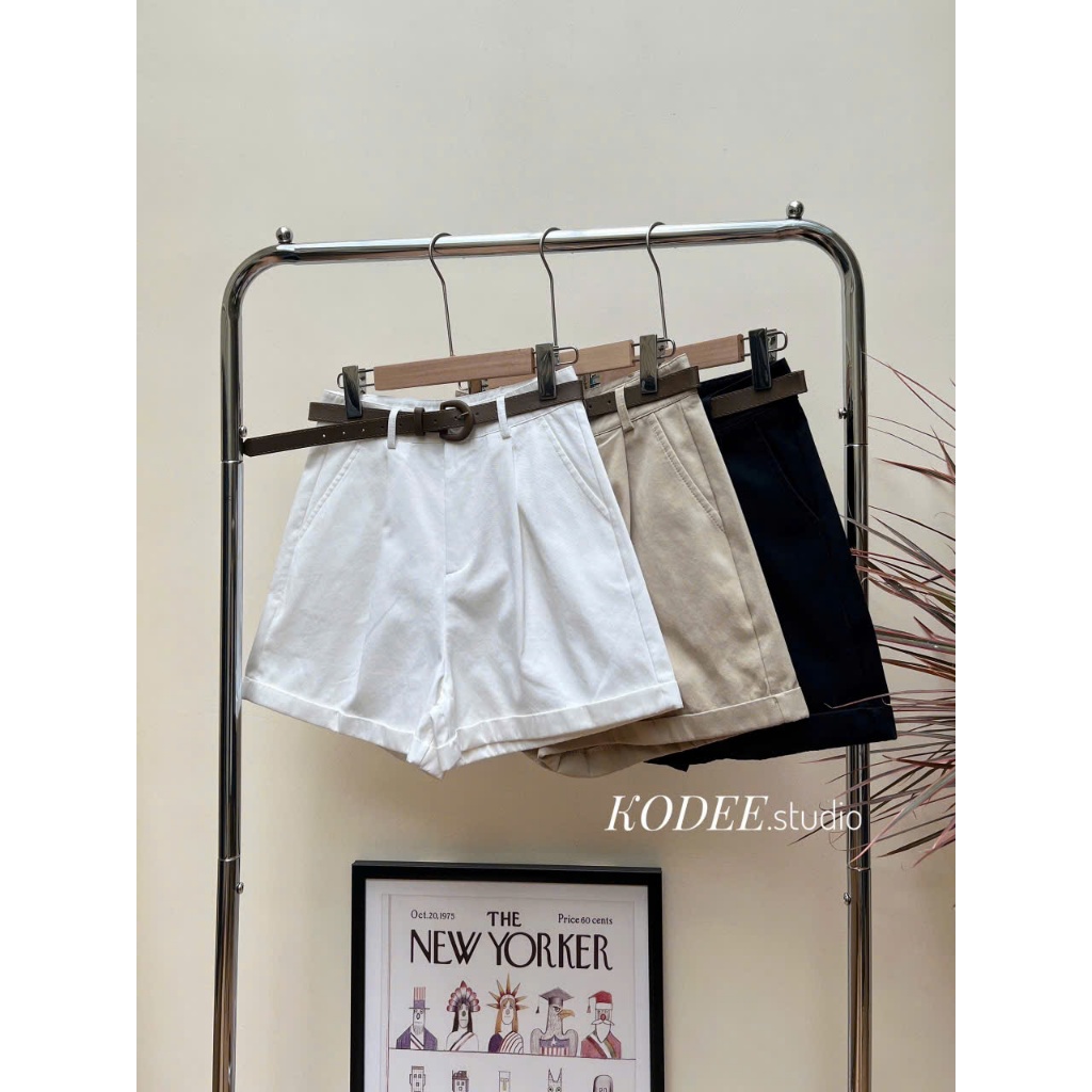 กางเกงขาสั้นผ้า SML 9002 - Q9002