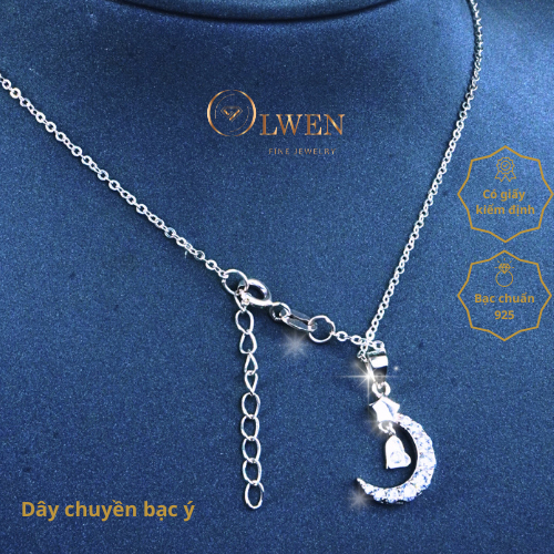 ITALIAN SILVER NECKLACE - OLWEN FINE JEWELRY - CM37.1
