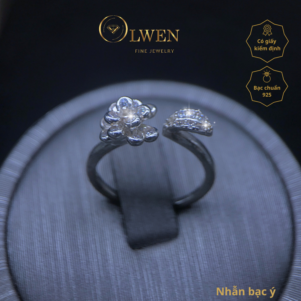 ITALIAN SILVER RING - OLWEN FINE JEWELRY - NM41