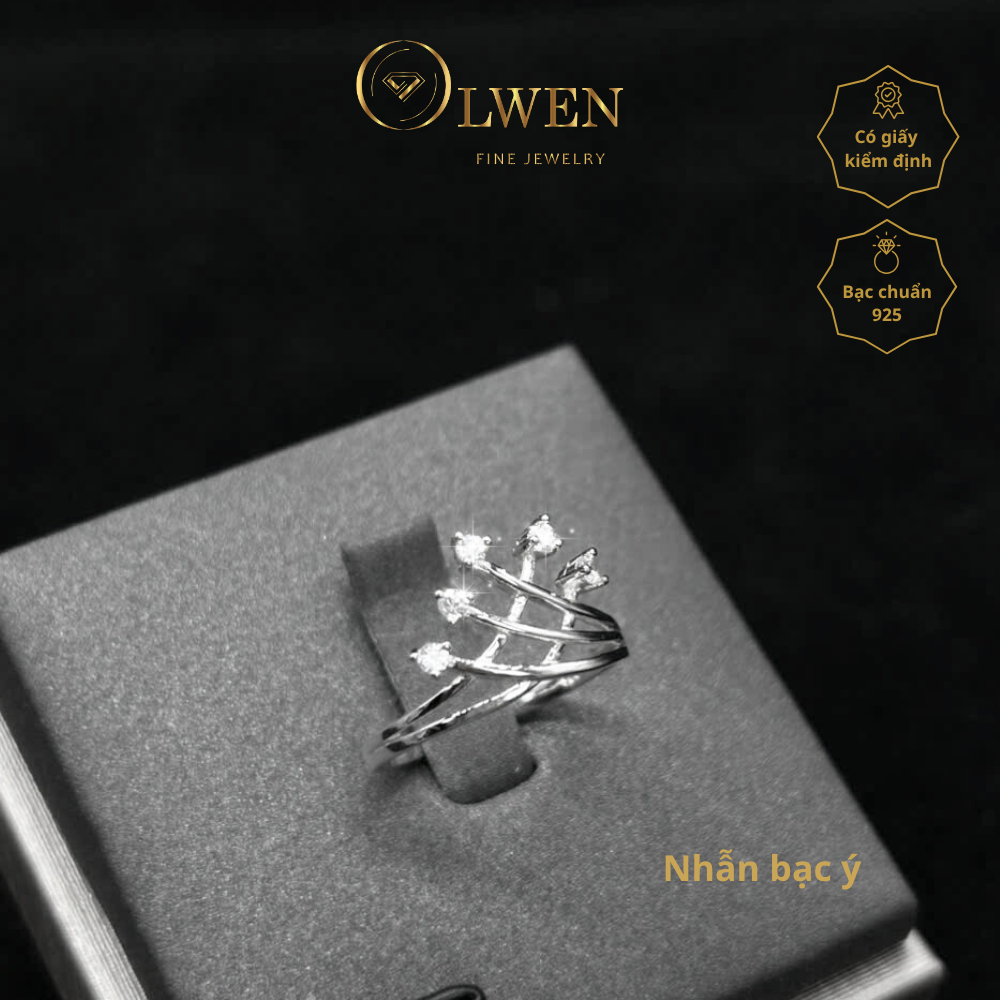 ITALIAN SILVER RING - OLWEN FINE JEWELRY - 425658