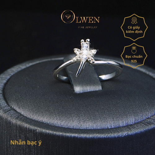 ITALIAN SILVER RING - OLWEN FINE JEWELRY - NM56.