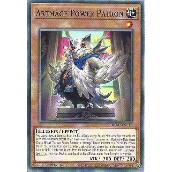 [KW2 Yugioh] [EN-UK] การ์ด DUAD-EN012 Artmage Power Patron : Common Card : รุ่นที่ 1