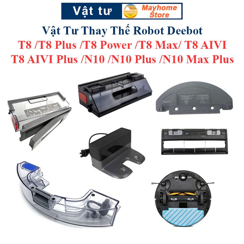 Deebot T8, T8 Plus, T8 AIVI, T8 AIVI Plus, T8 Power, T8 Max, N10, N10 Plus, N10 Max Plus/