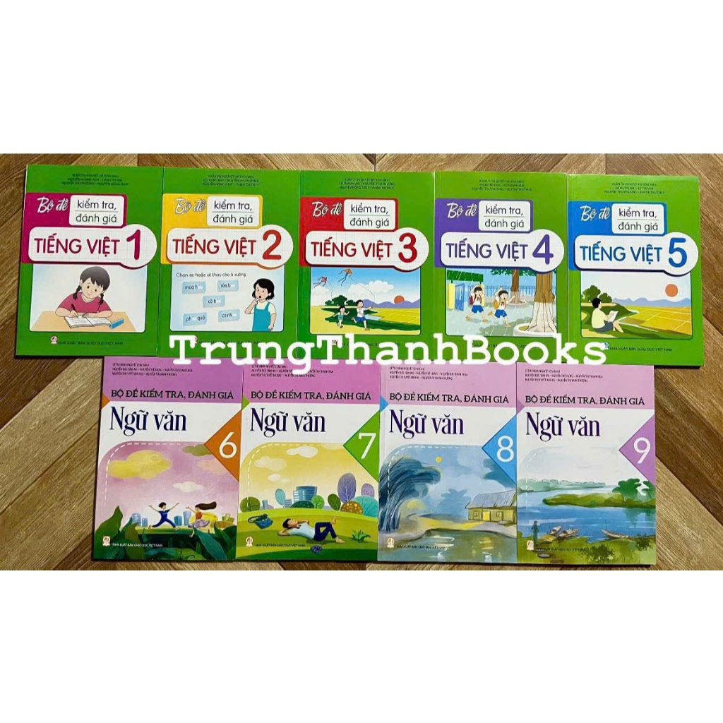 หนังสือ - ชุดทดสอบการประเมินวรรณกรรม 1, 2, 3, 4, 5, 6, 7, 8, 9 (ตัวเลือกคอมโบ/odd)