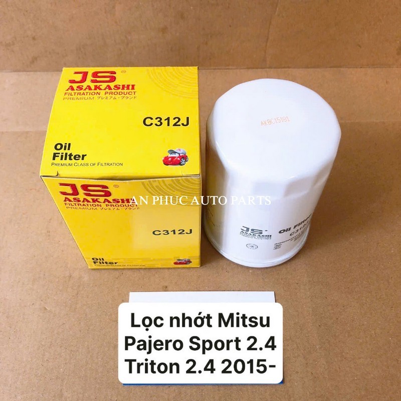 กรองน้ํามันเครื่อง Mitsubishi Triton สําหรับ 4N15 2.5L ดีเซลเครื่องยนต์ 2015-2025 ยี่ห้อ JS Asakashi