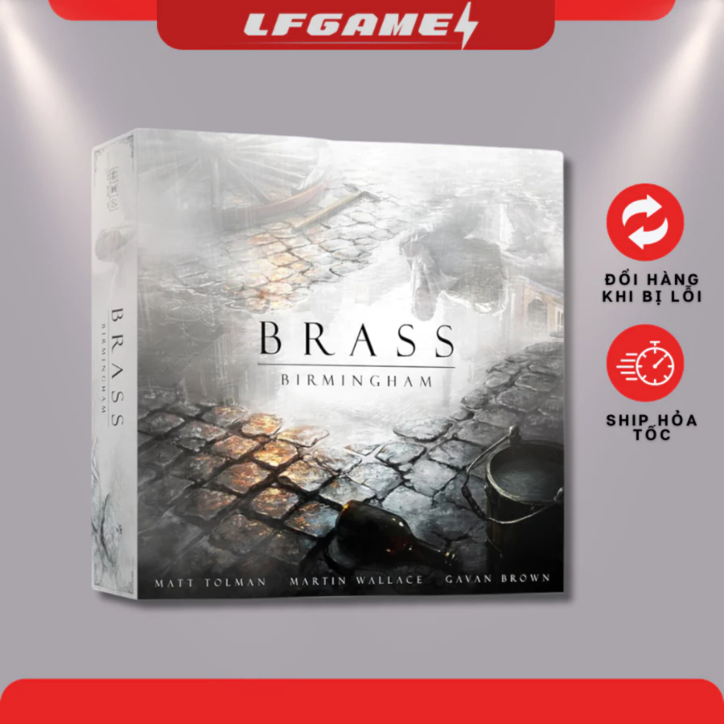 [ฉบับภาษาอังกฤษ] BRASS BIRMINGHAM Boardgame set คุณภาพสูงเวอร์ชันภาษาอังกฤษ token การ์ดพลาสติกเกม