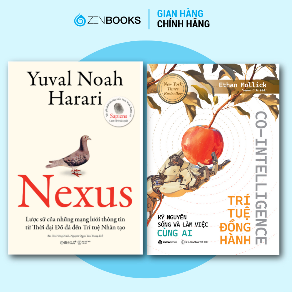 Co-Intelligence และ NEXUS Companion Wisdom Book Combo: ประวัติโดยย่อของเครือข่ายข้อมูล