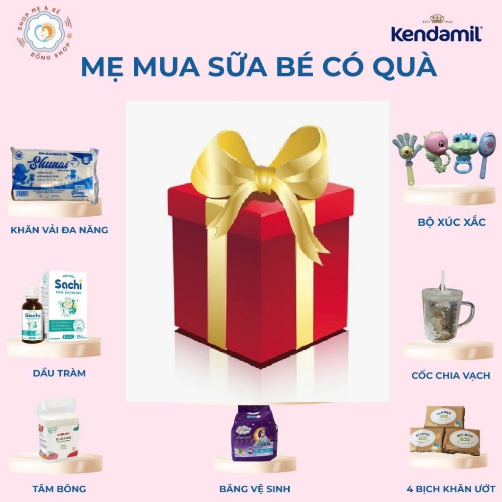 ของขวัญ อุปกรณ์สําหรับคุณแม่และทารกเมื่อซื้อนม Kendamil