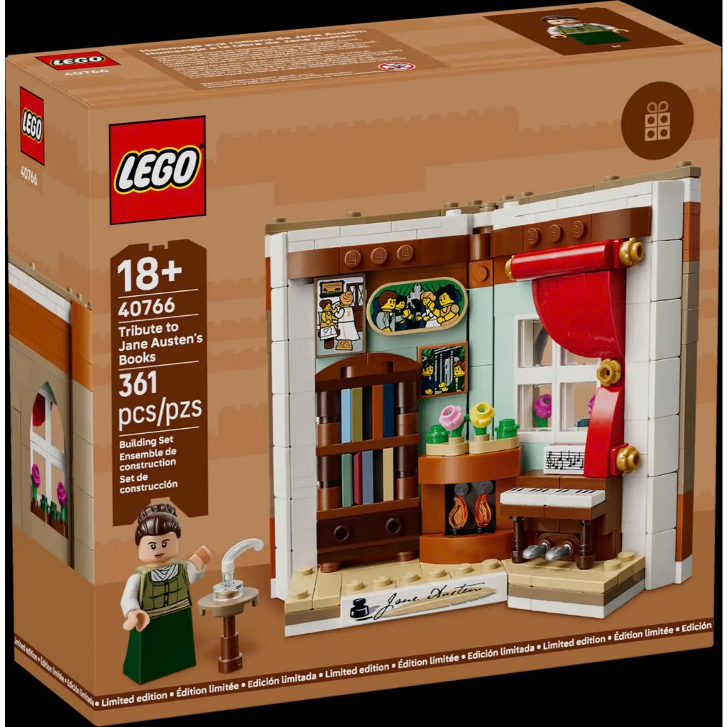 Lego 40766 Tribute to Jane Austen Books
