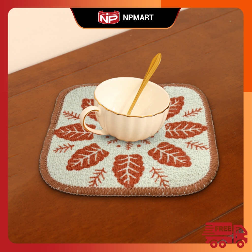 MULTI-SHAPED WATERPROOF CANVAS POT PAD 22X22cm