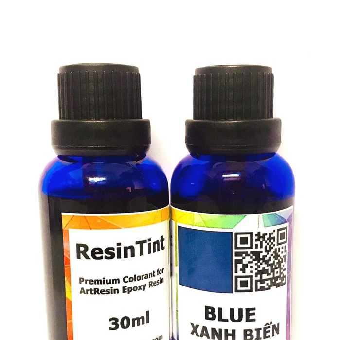 Epoxy Resin สีใส - ผลแก้ว - BLUE BLUE - 30ml