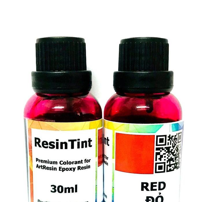 Epoxy Resin สีใส - ผลแก้ว - RED RED - 30ml