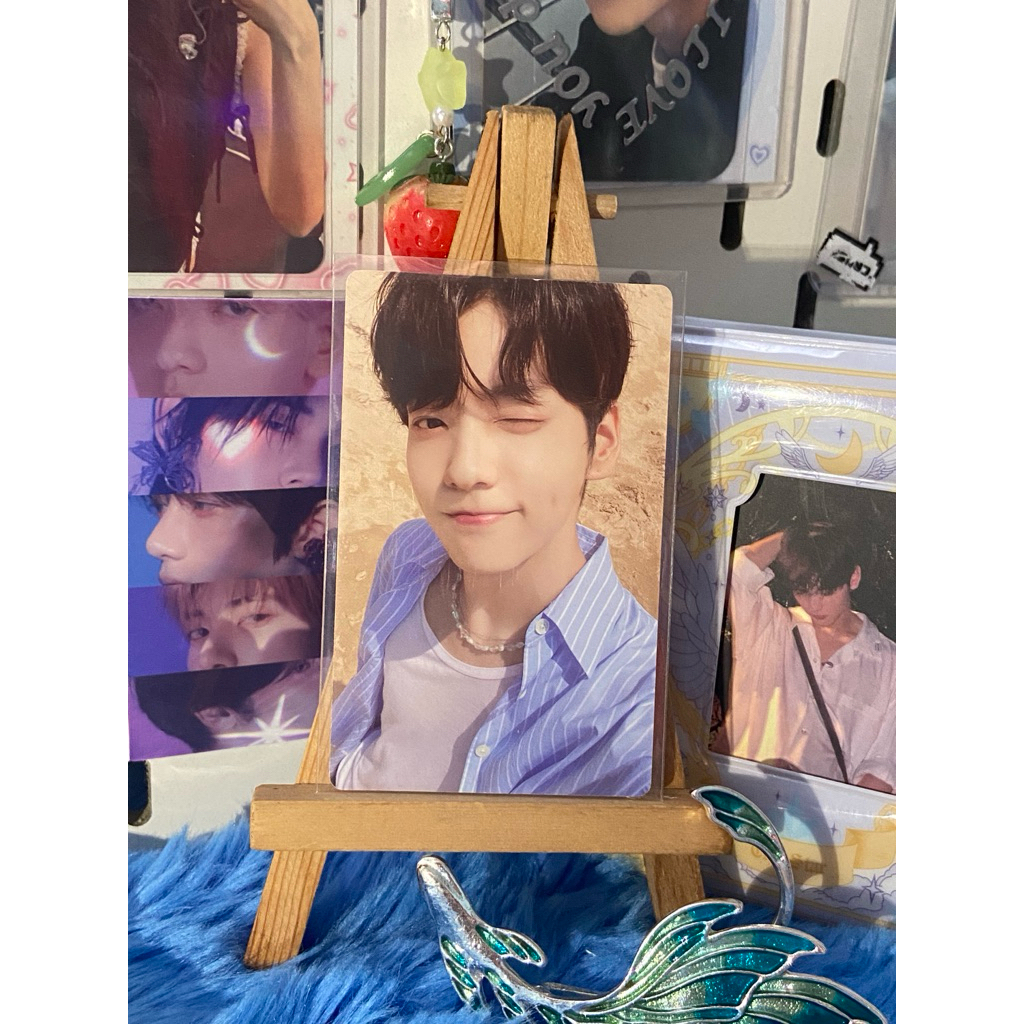 การ์ด Soobin txt ของแท้ txt การ์ดกลางฤดูร้อน Choi Soobin สมาชิกทะเล Soobin Yeonjun Kai Taehyun Beomg