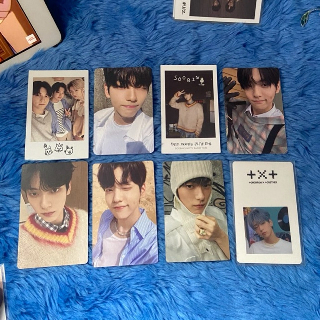 การ์ด Yeonjun Soobin การ์ด txt อย่างเป็นทางการ ปอกเปลือกจากอัลบั้ม pub จํานวนมากของ Yeonjun Soobin ส