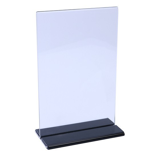 MICA MENU SHELF พร้อมฐานสีดําขนาด A4, A5, A6