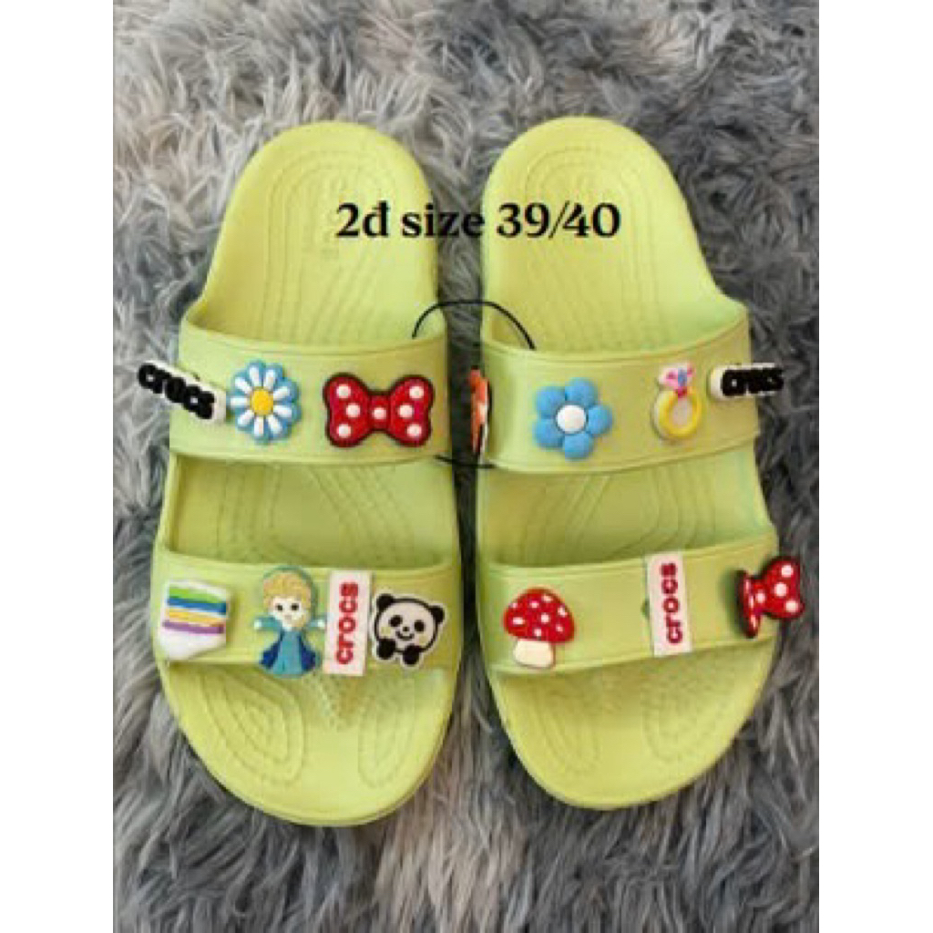 SLIPPERS HAND-SANDAL พร้อม ERRORS พร้อม CHARM