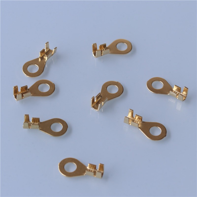 Cos 60.5B หัวแบน - Cos รูปตัว U 6 มม. สําหรับสายไฟ 0.5 มม.2 ขนาดเล็ก - Combo 50 ชิ้น