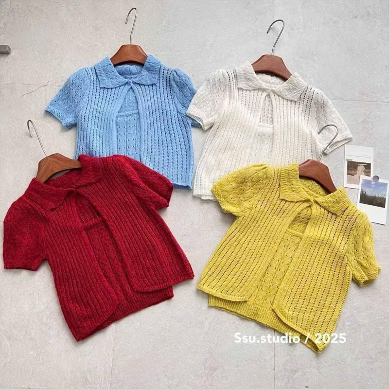 VAGE COLLAR SWEATSHIRT SET QC MS18771