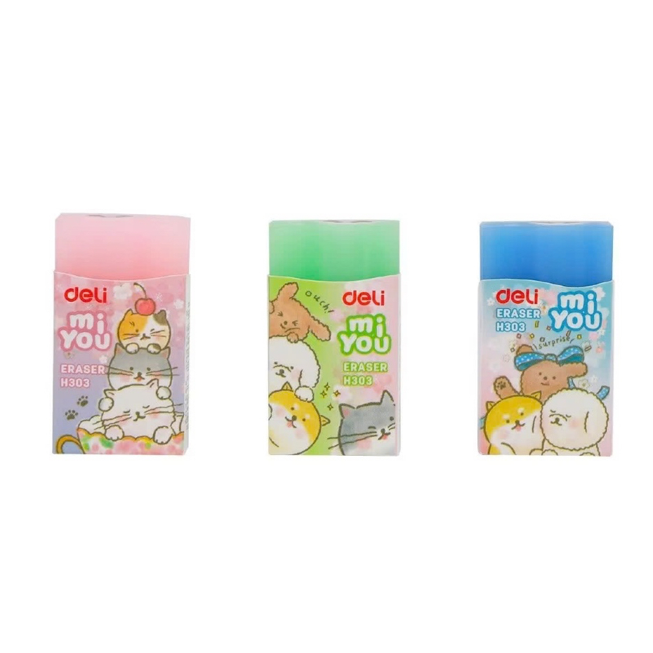 MiYou H303 ยางลบดินสอลายน่ารัก Deli