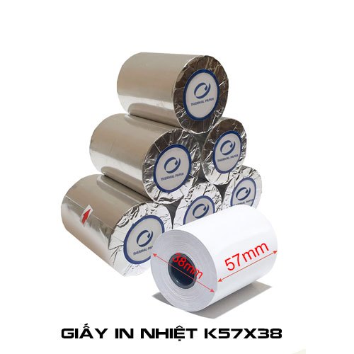 [COMBO 30 ROLLS] กระดาษความร้อนสําหรับเครื่องพิมพ์บิลมือถือ K58 K57 K57*38 K58*38 กระดาษความร้อน K57