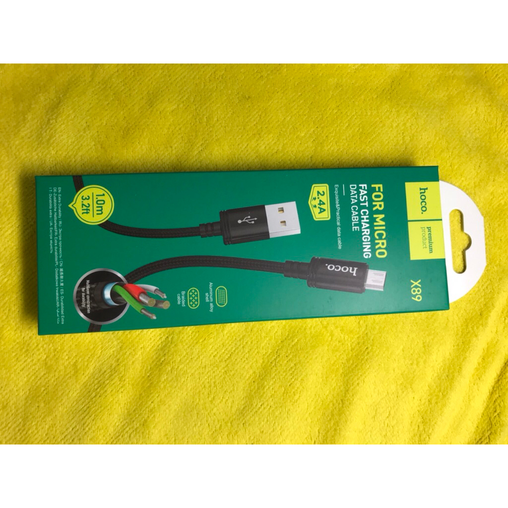 สายชาร์จแท้ 2.4A สําหรับ Micro GOOD QUALITY