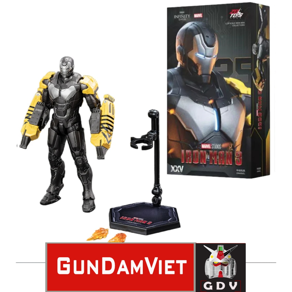 Marvel ZD Toys Iron man Mark 25 Striker Model
