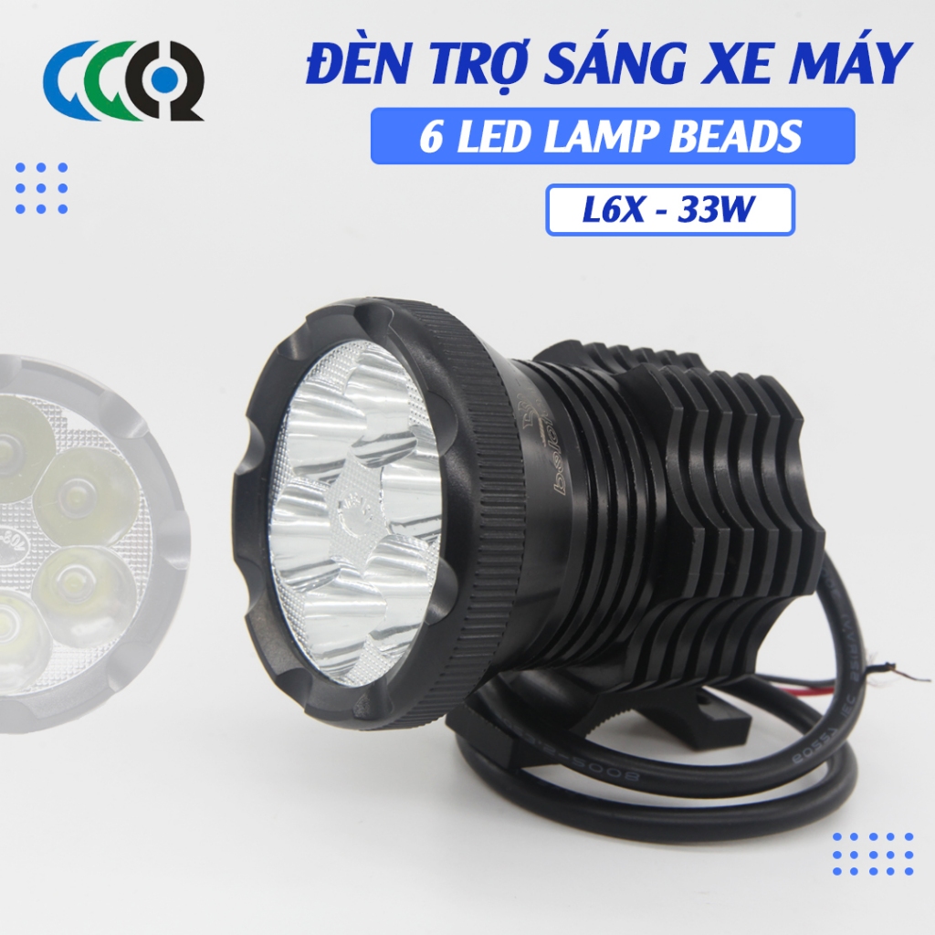 ไฟช่วยตัวไฟ ไฟ Led L6X สว่างเป็นพิเศษสําหรับรถจักรยานยนต์