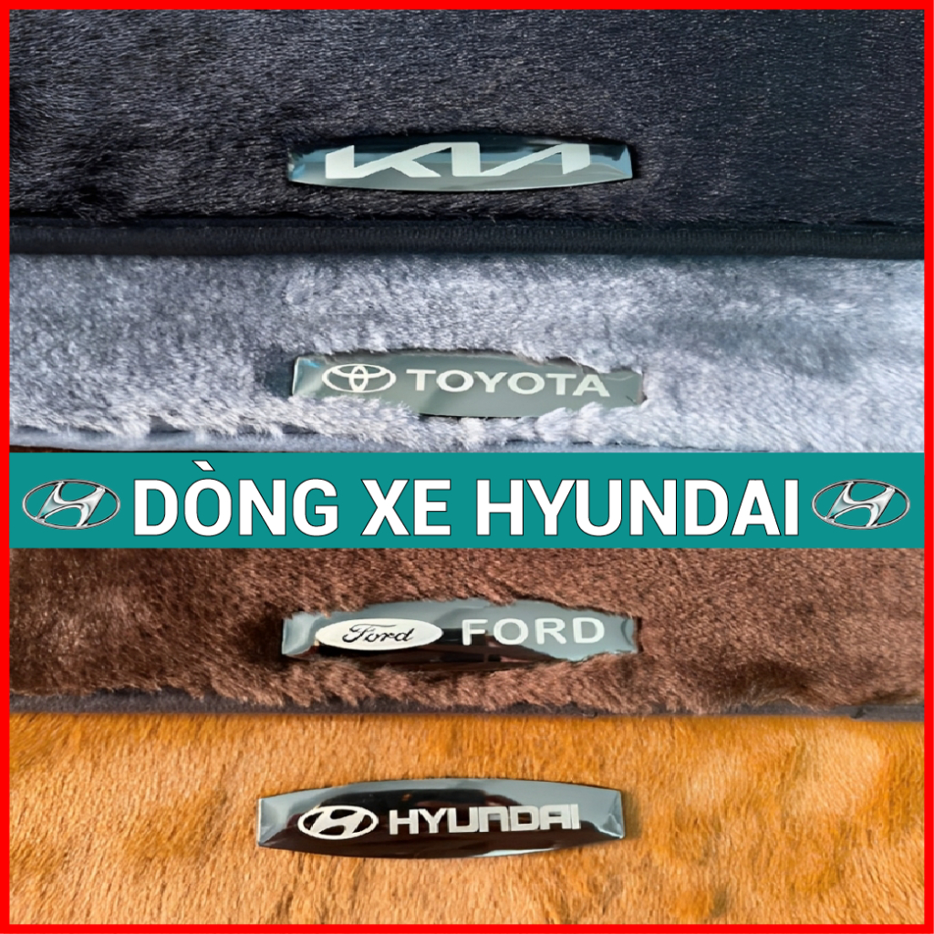 พรมกํามะหยี่สําหรับ HYUNDAI ACCENT, CRETA, ELANTRA, KONA, SANTAFE, i10, SONATA, STARGAZER, TUCS Stan