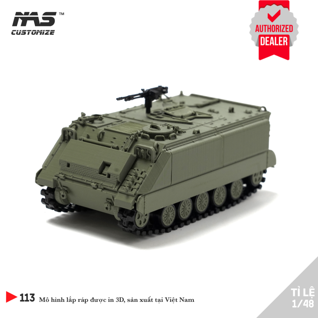 [NAS] รถหุ้มเกราะทหาร US รุ่น M113 1/48 รถหุ้มเกราะรุ่นประกอบทหาร M113 1:48