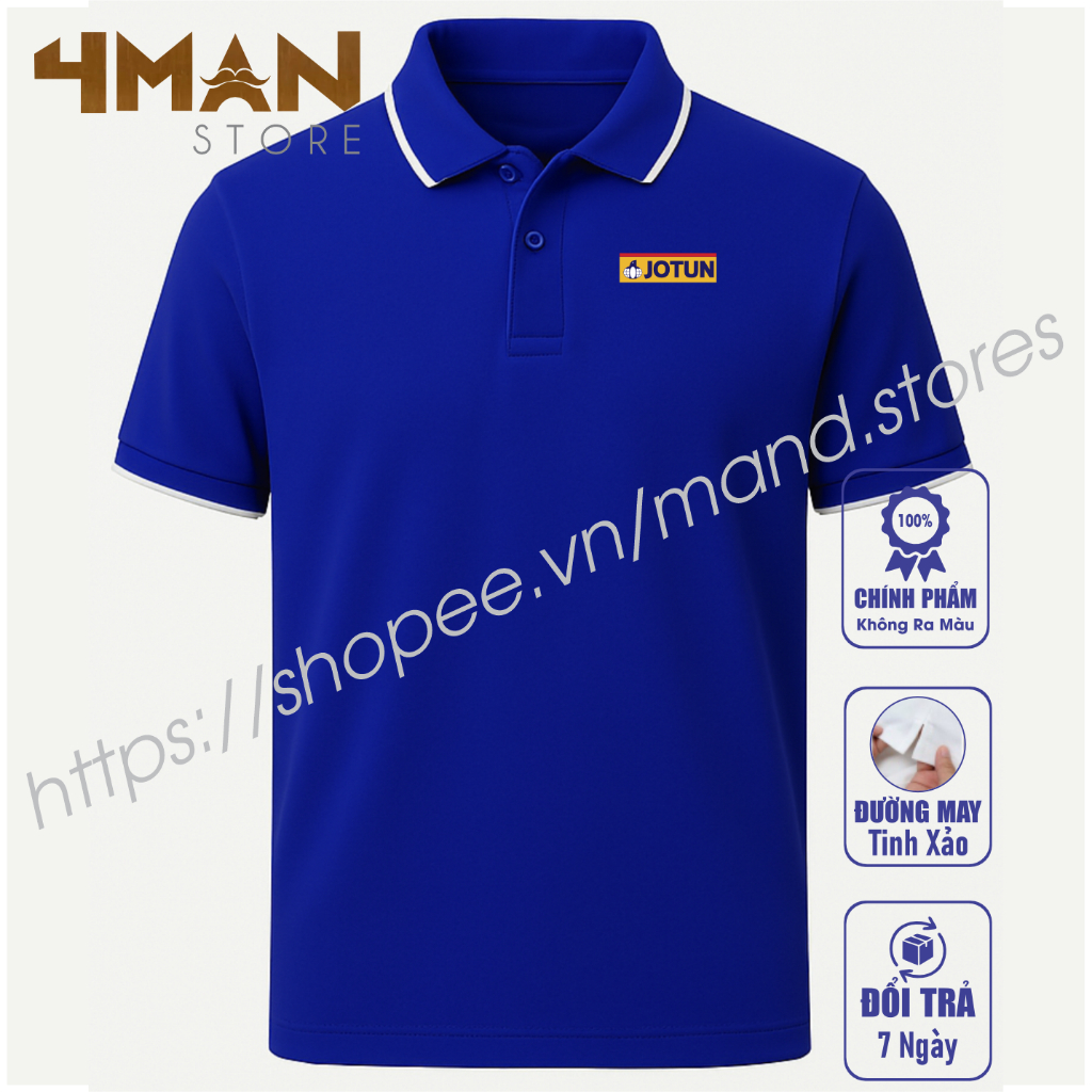 JOTUN Polo T-shirt - เสื้อยืด CVC Crocodile คุณภาพสูง หนา ลื่น เท่ colorfast - 4Man Store