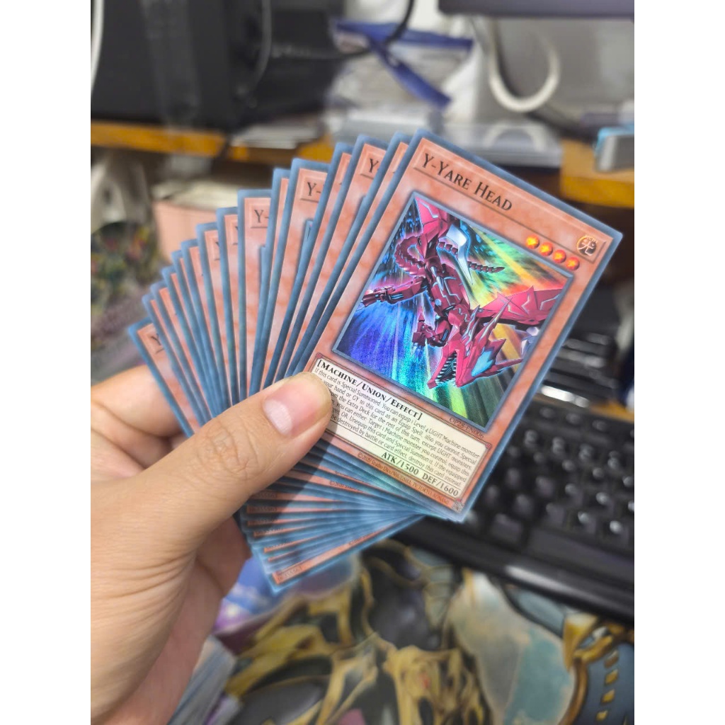 [Yugioh Funny Shop] การ์ดหัว Yare 1 ใบ - OP28-EN006 - SUPER RARE UK