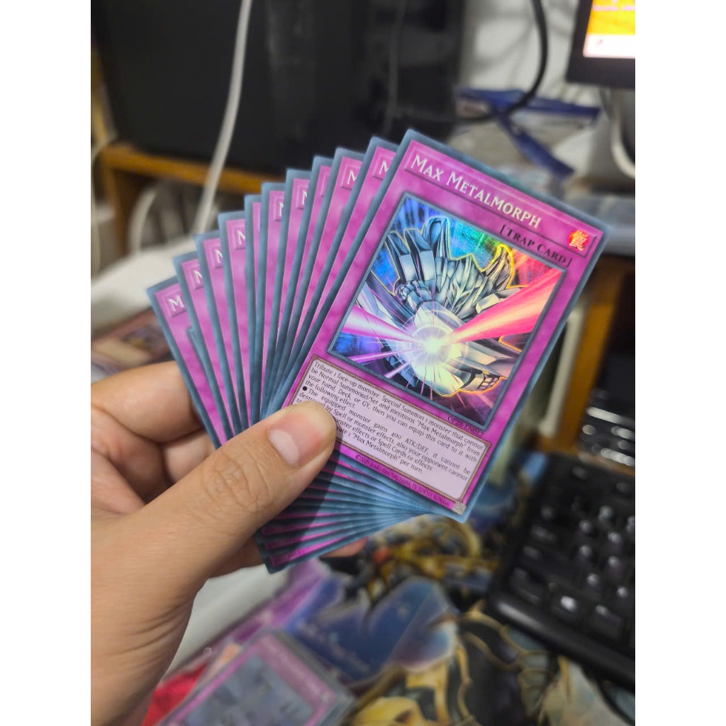[Yugioh Funny Shop] การ์ด Metalmorph 1 Max - OP28-EN012 - SUPER RARE UK