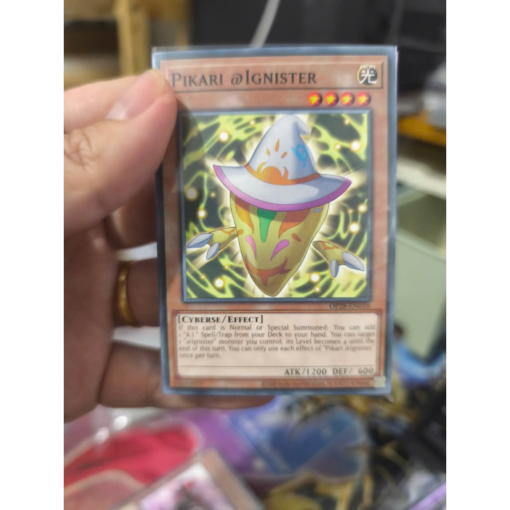 [Yugioh Funny Shop] การ์ด 1 ใบ Pikari @Ignisster - OP28-EN018 - COMMON UK