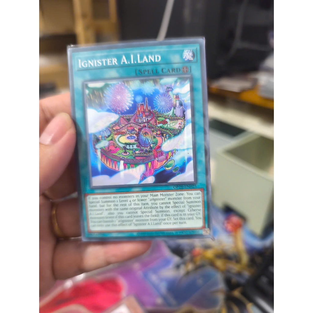 [Yugioh Funny Shop] การ์ด Ignister AILand 1 ใบ - OP28-EN025 - COMMON UK
